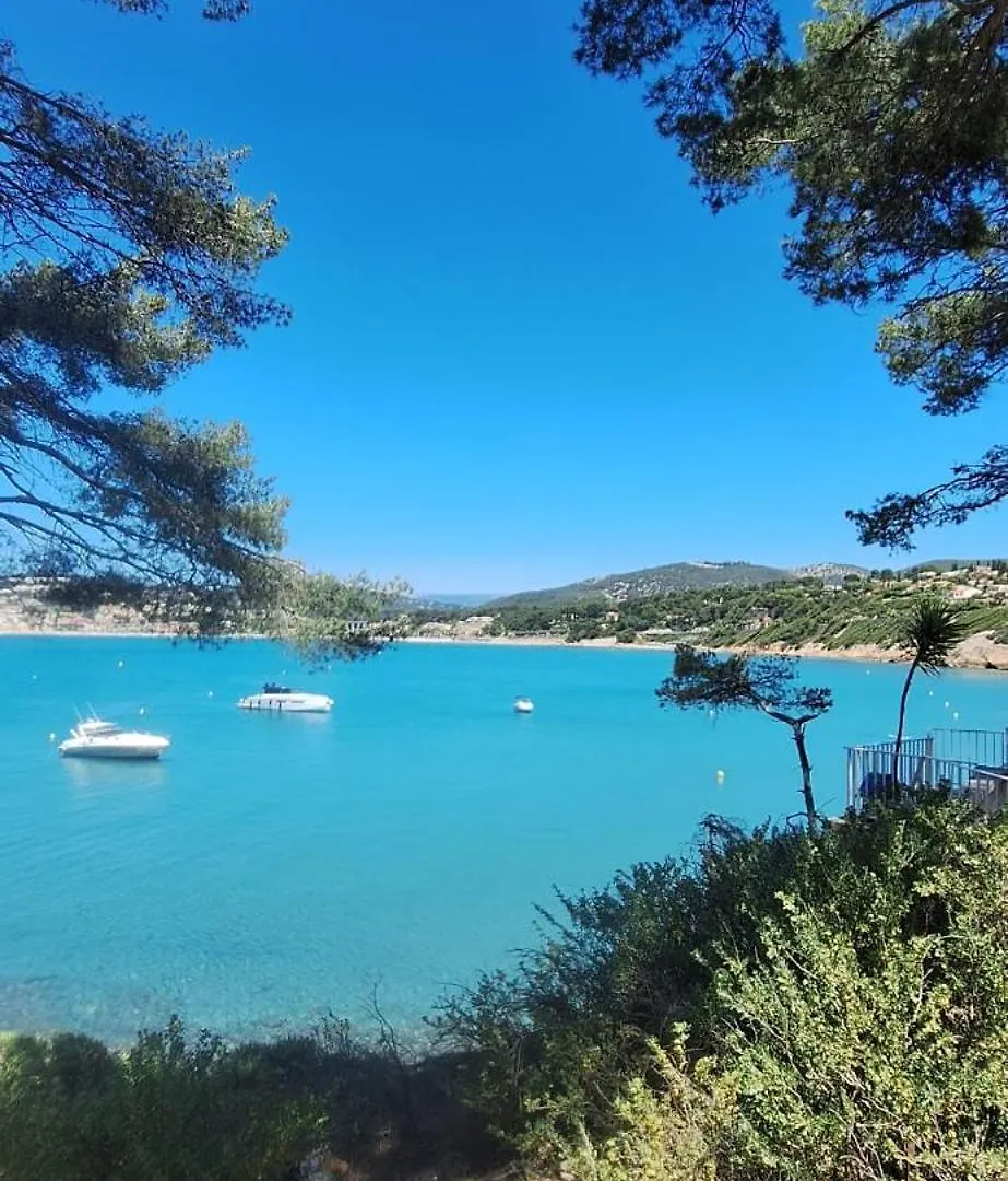 Vue Mer Grande Terrasse Plage A 2 Min A Pieds Sanary-sur-Mer Frankrijk